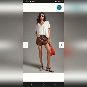 V-Neck Bubble Tee - Maeve by Anthropologie - Like New